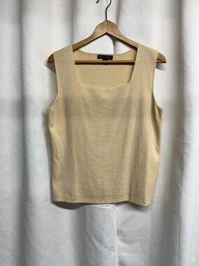 Ladies Designer Originals Beige Knit Shell - Size XL
